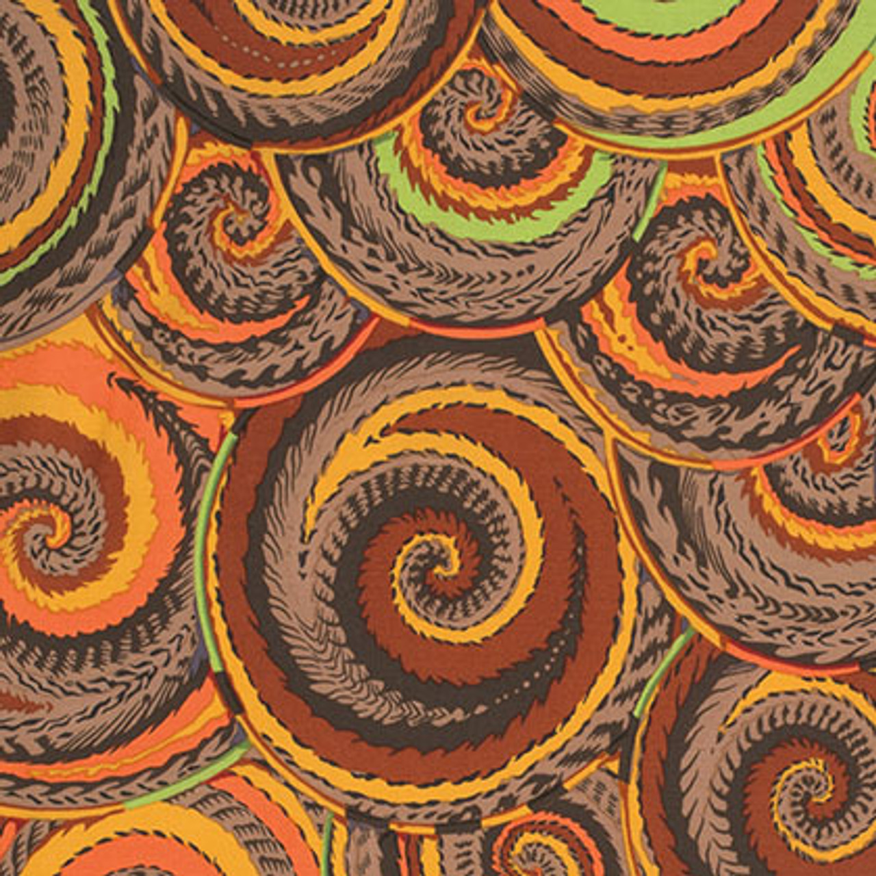 Philip Jacobs PWPJ066 Curly Baskets Brown Cotton Quilting Fabric By Yard