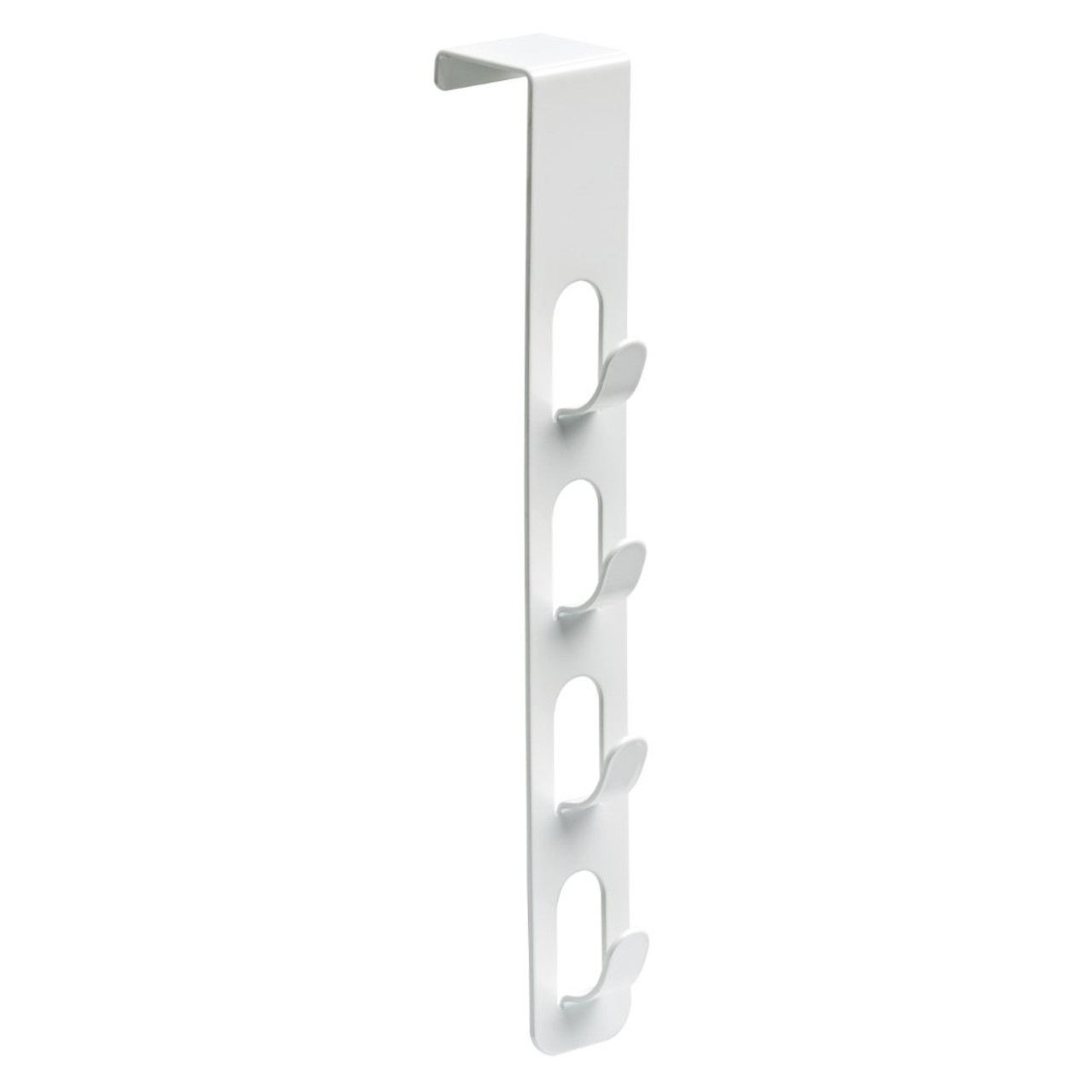 Arrow 160468 White Waterfall Over The Door Coat Hat Robe Hook