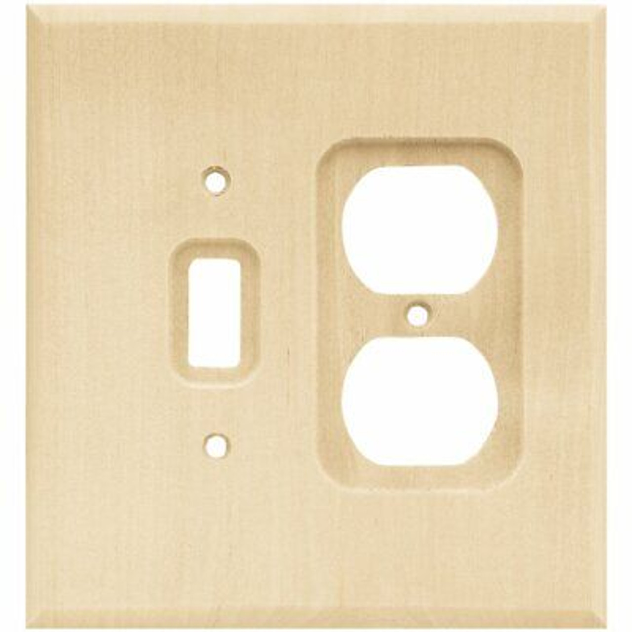 Franklin Brass W10396-UN Unfinished Wood Single Switch / Duplex Cover Wall Plate
