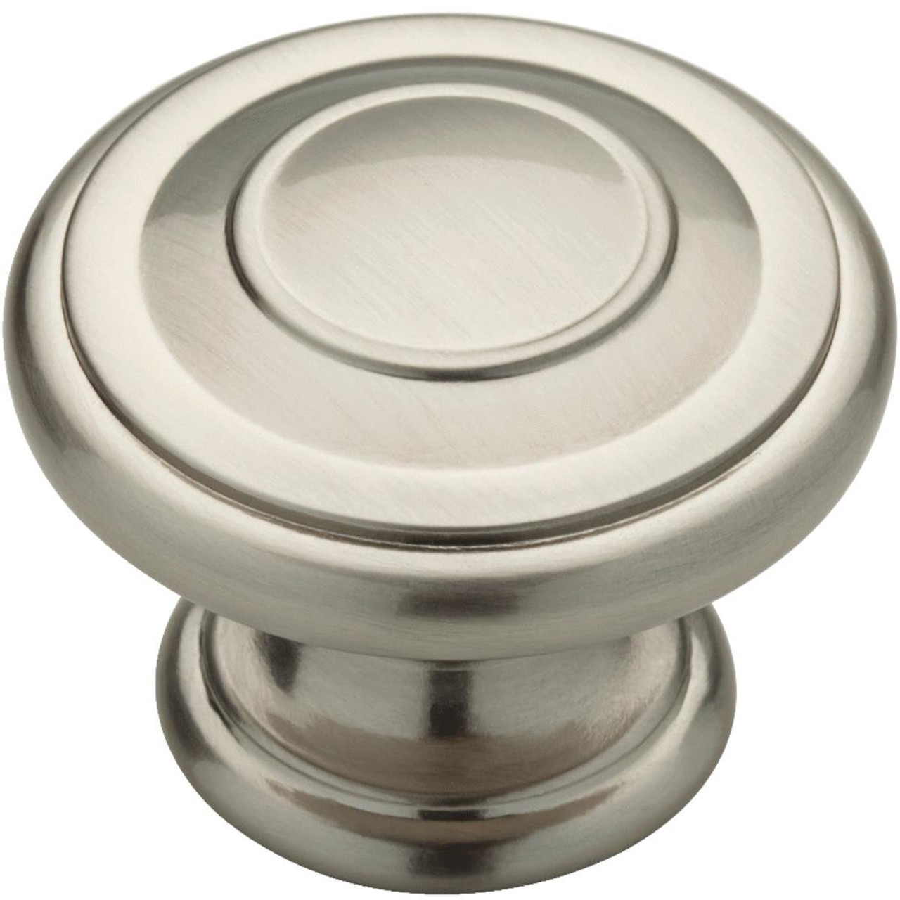 Liberty P24423W-SN 1 3/8" Satin Nickel Jackson Cabinet Drawer Knob 10 Pack