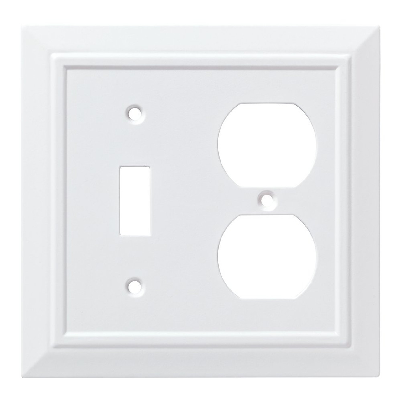 W35245-PW Classic Architect Pure White Single Switch / Duplex Outlet Cover Plate