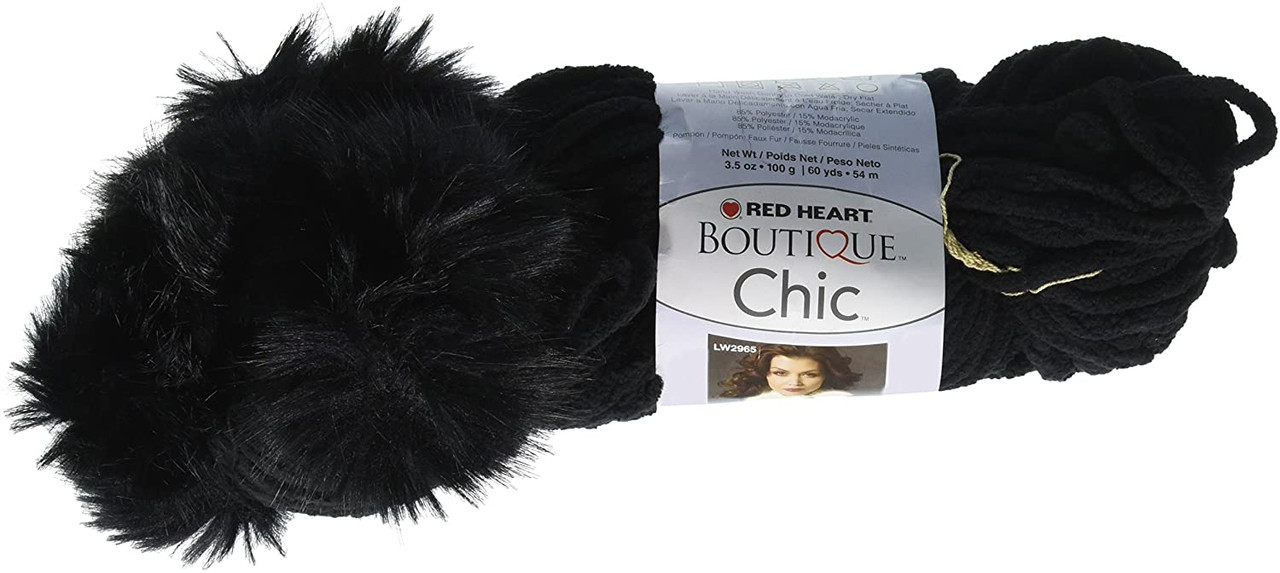 Red Heart Boutique Chic Ebony Knitting & Crochet Yarn