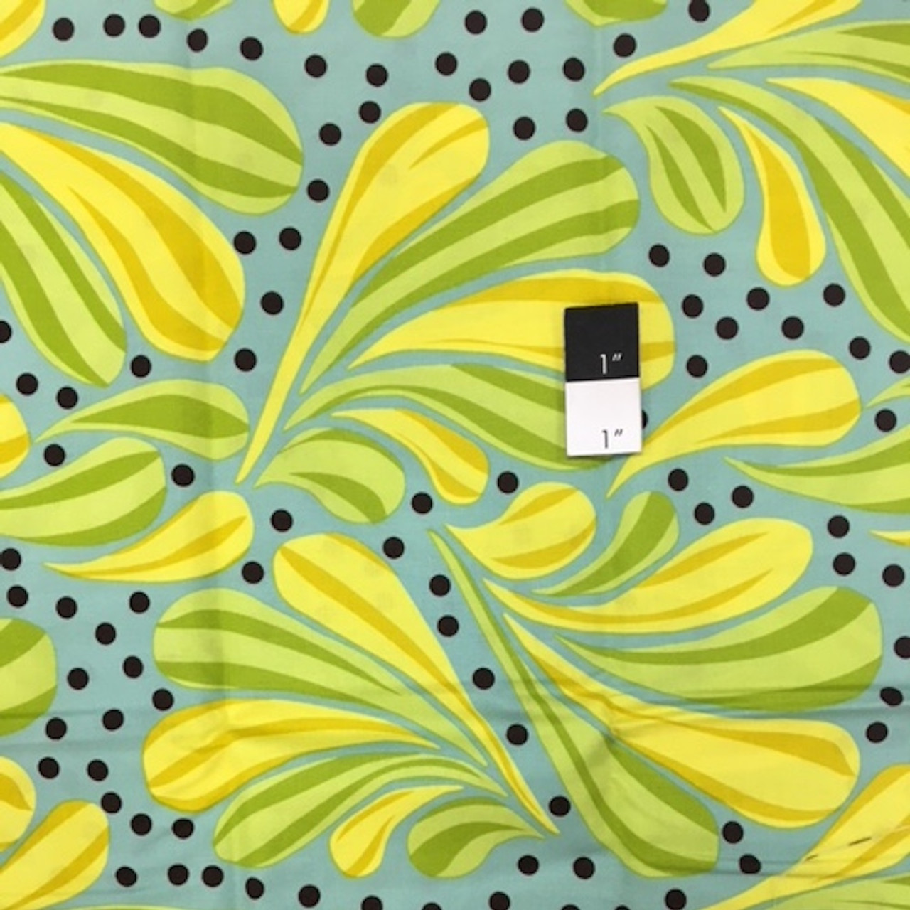 Free Spirit Anna Maria Horner Chocolate Lollipop Green Fabric By The Yard