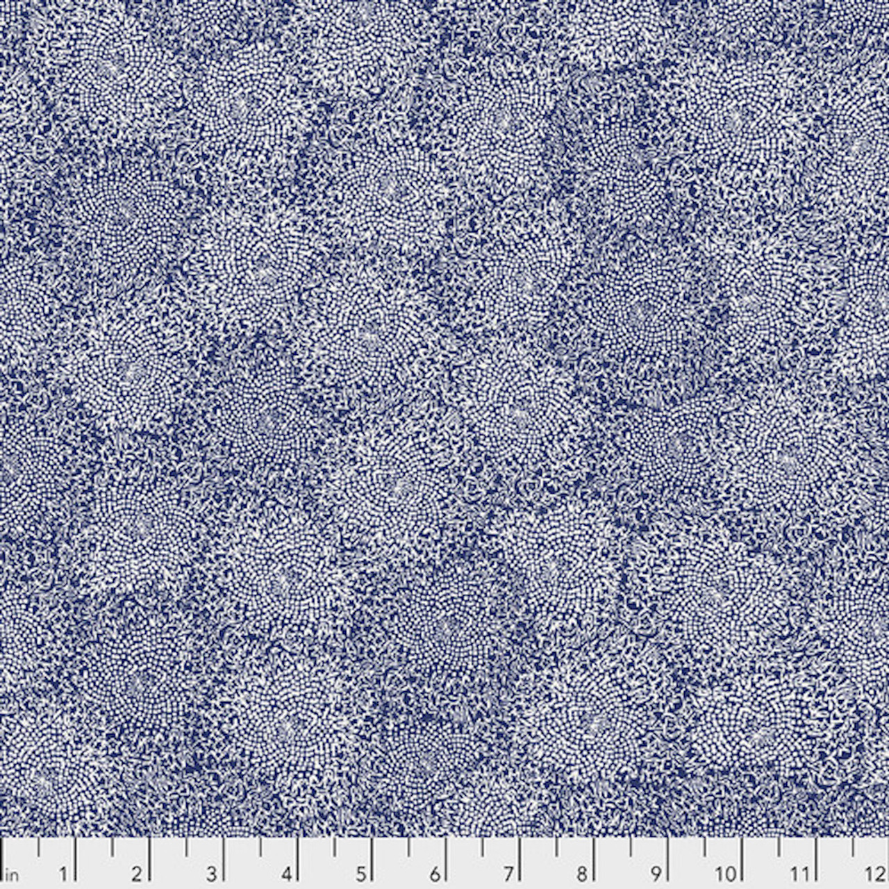 Valori Wells PWVW007 Murmur Centers Indigo Cotton Fabric By Yard