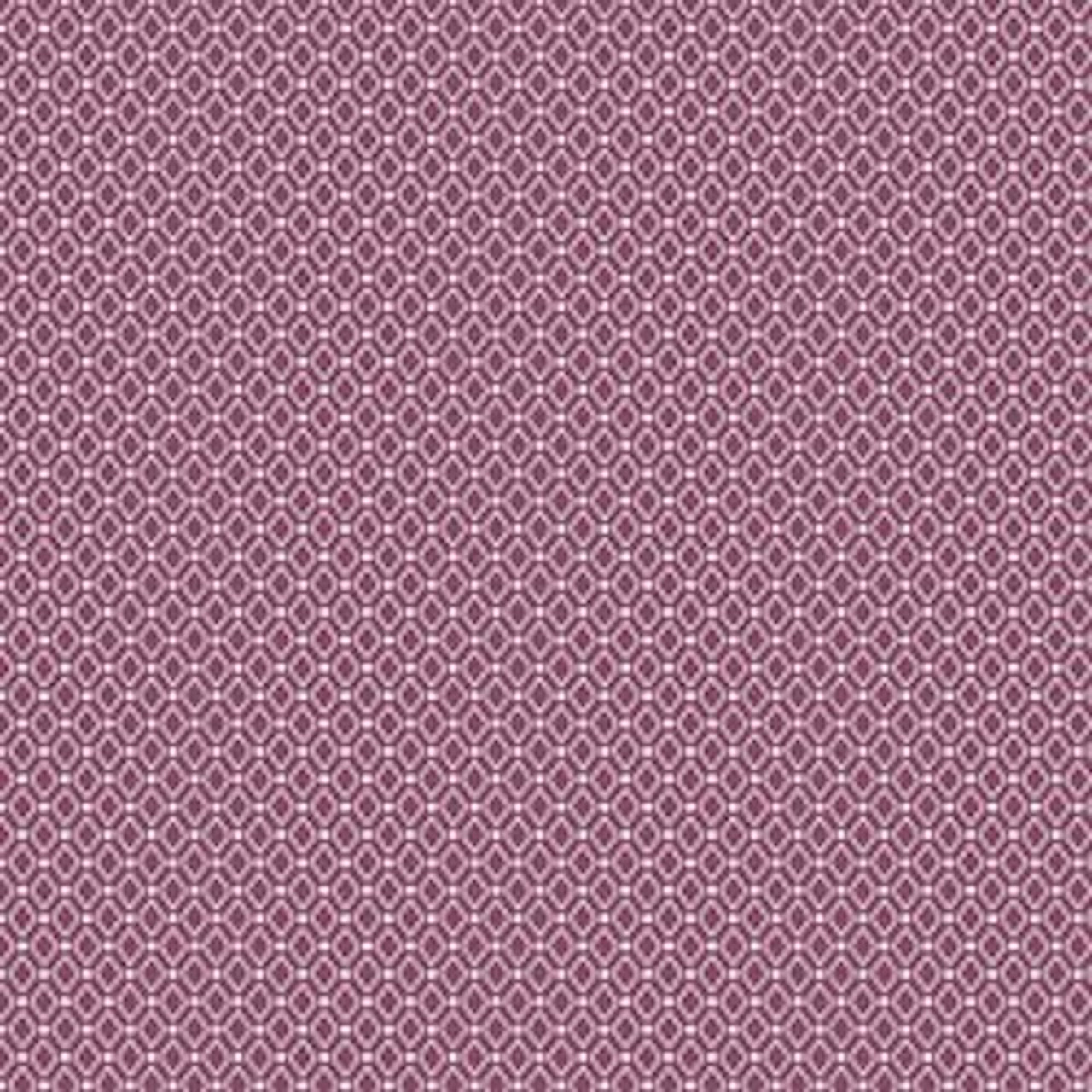 Stof Fabrics 4500-378 Duomini Diamonds Purple Cotton Fabric By The Yard
