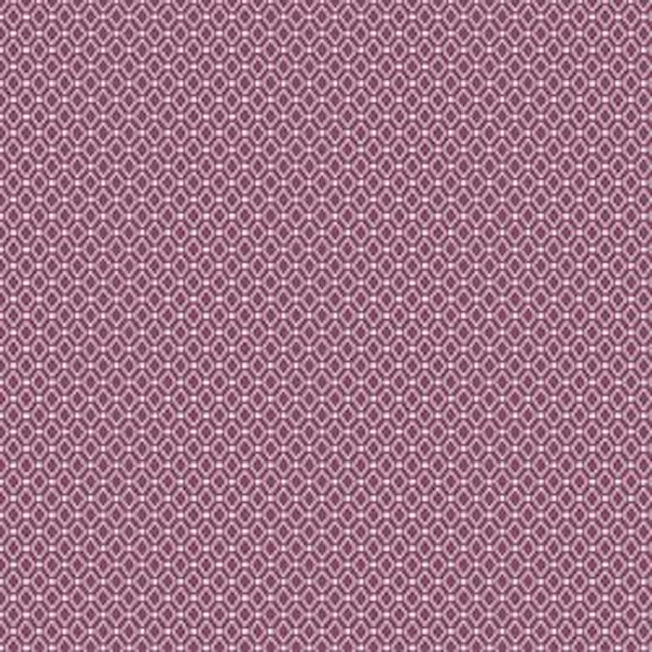 Stof Fabrics 4500-378 Duomini Diamonds Purple Cotton Fabric By The Yard