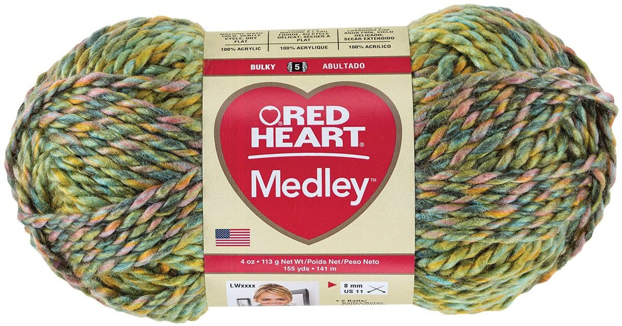 Red Heart Medley Garden Knitting & Crochet Yarn