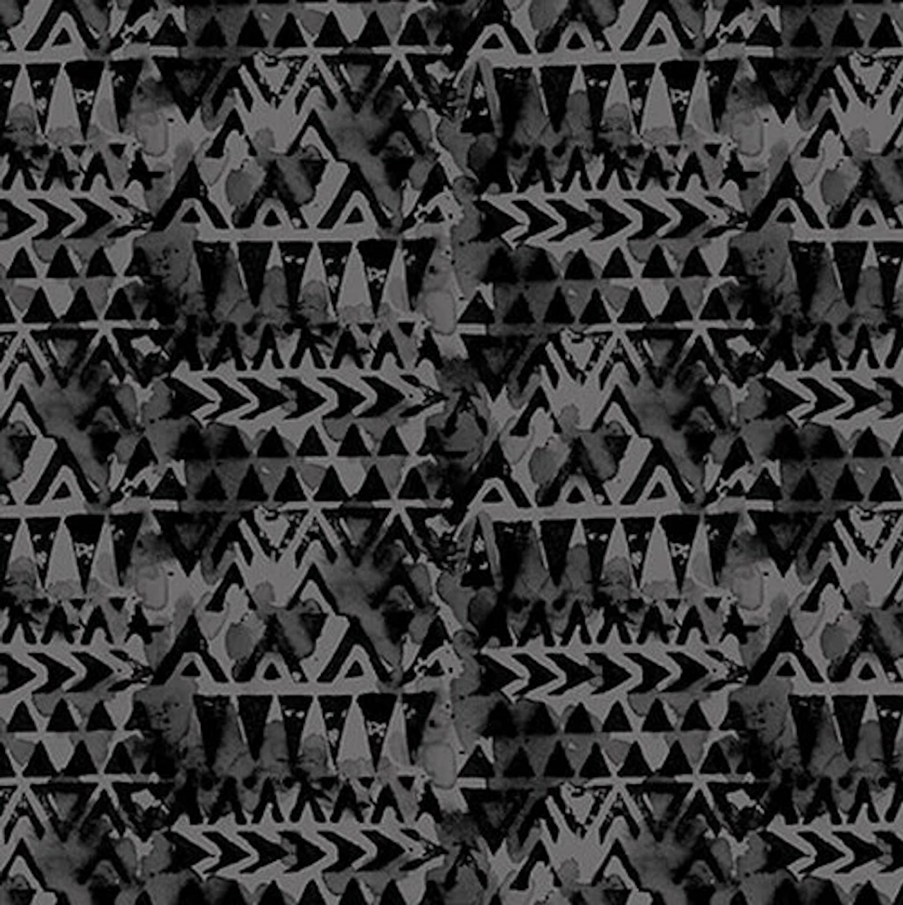 Blank Quilting 9954-88 Tessellations Twice Triangles Geo Charcoal Cotton Fabric by The Yard