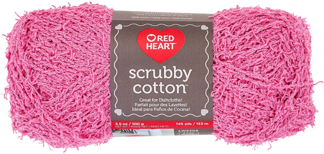 Red Heart Scrubby Cotton Yarn