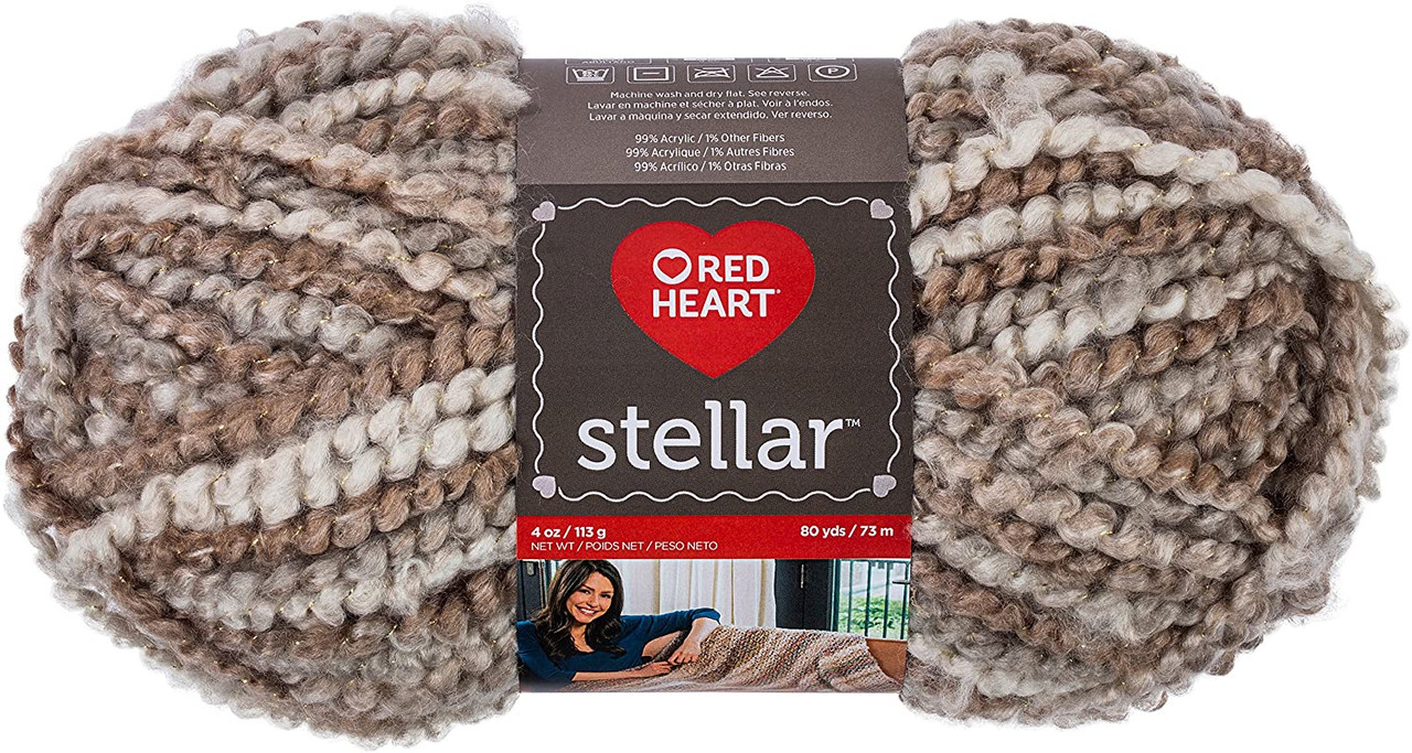 Red Heart Stellar Comet Knitting /& Crochet Yarn