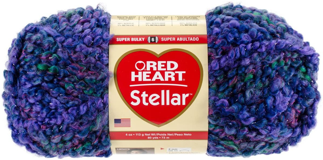 Red Heart Stellar Deep Space Knitting & Crochet Yarn