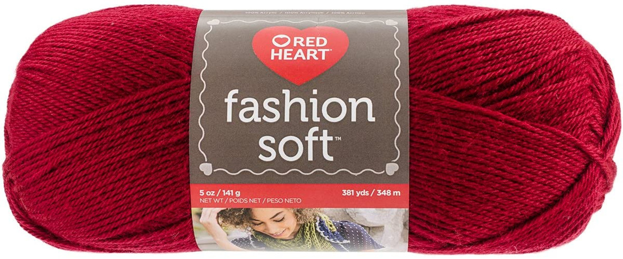 Red Heart Fashion Soft Wine Knitting & Crochet Yarn