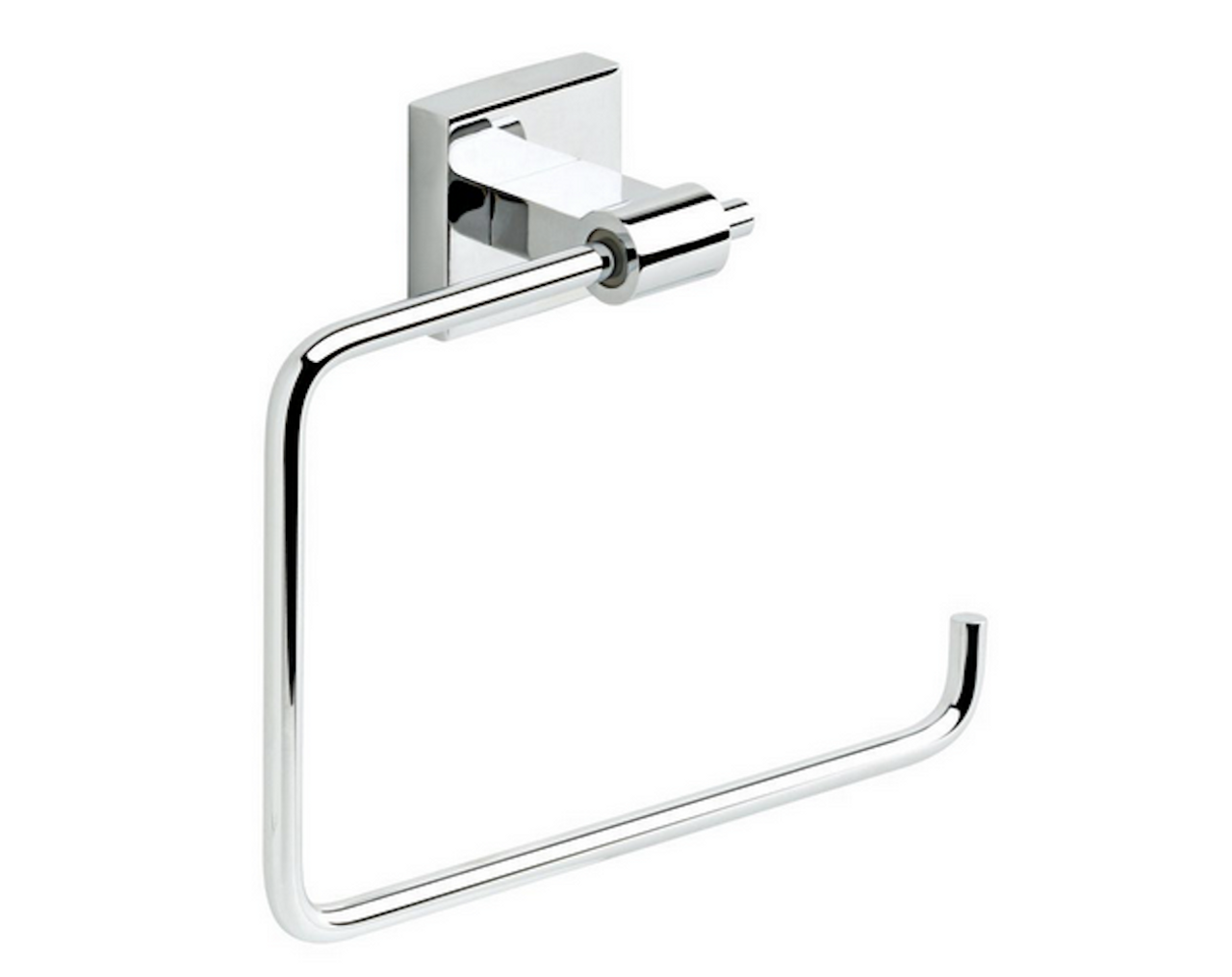 Franklin Brass MAX46-PC Maxted Bath Towel Ring, Polished Chrome