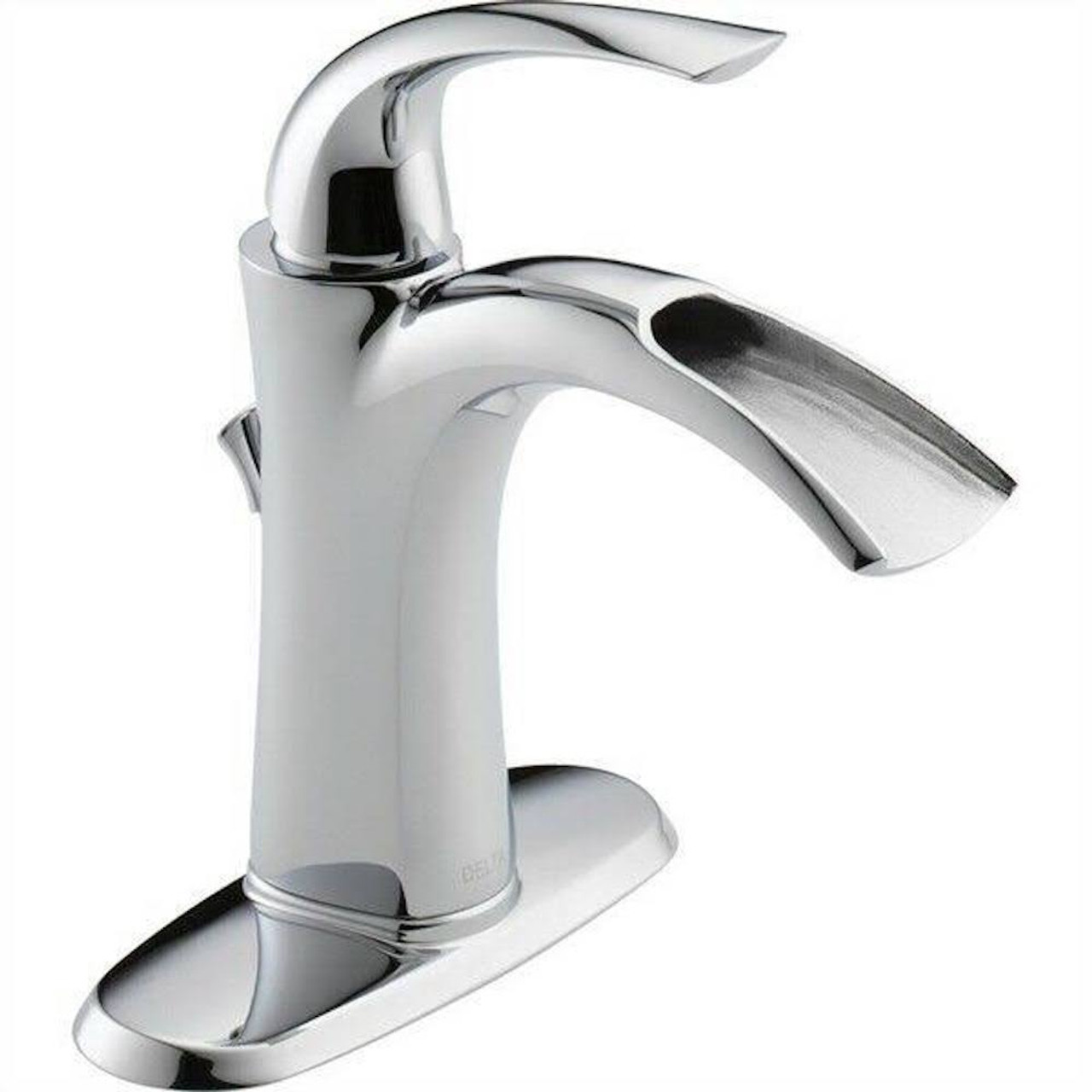 Delta 15708LF-SS Nyla Stainless 1-Handle Single Hole 4" Centerset Bath Faucet