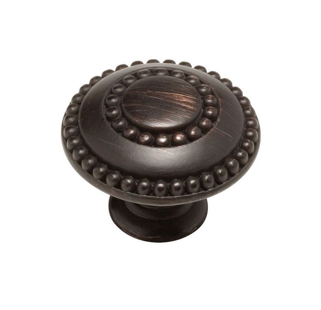 Brainerd PBF808V-VBR 1 3/8" Double Beaded Cabinet Drawer Knob Venetian Bronze