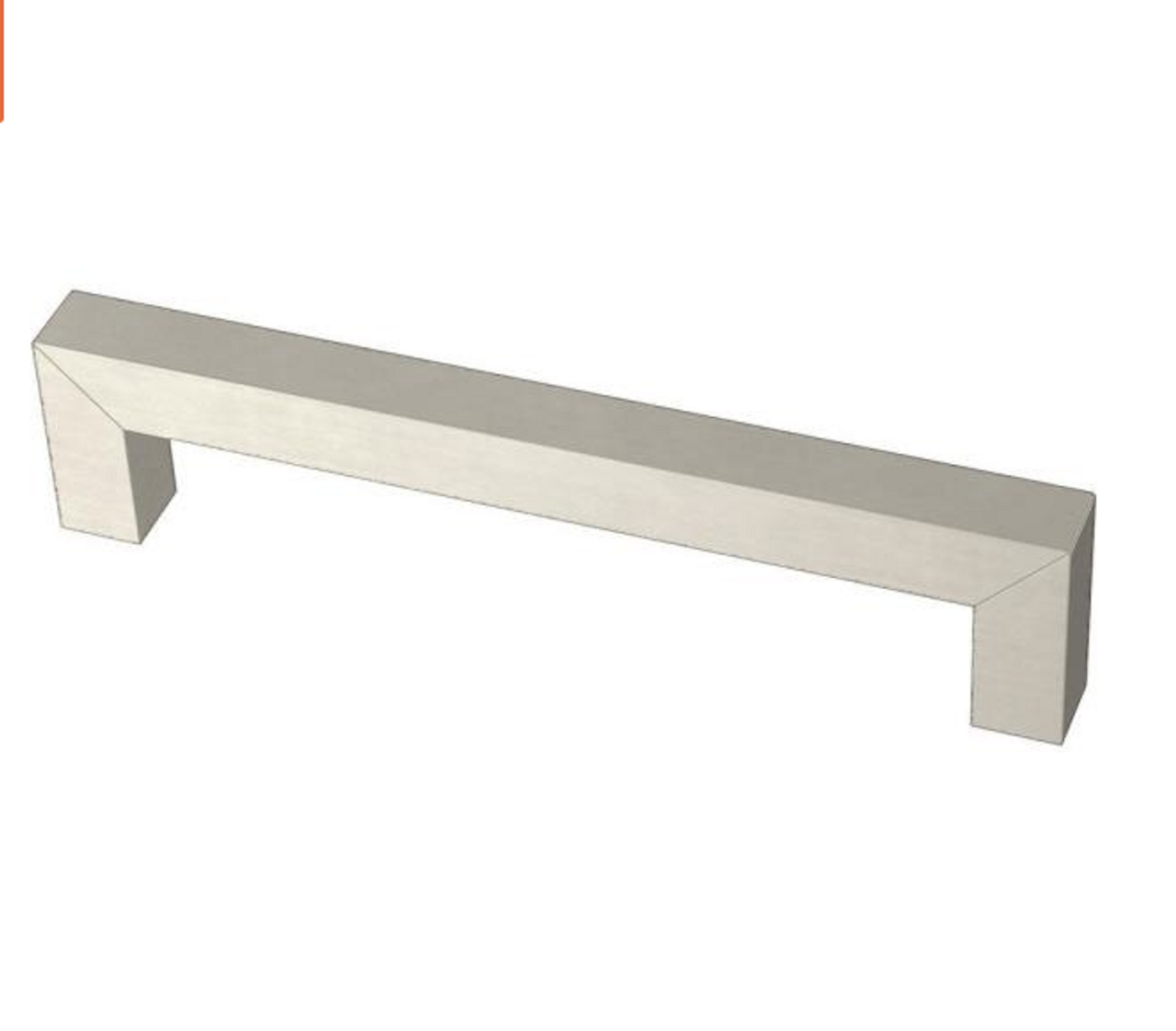 Liberty P41848C-SS Modern Square Bar Pull 51/16" Stainless Steel Drawer Pull
