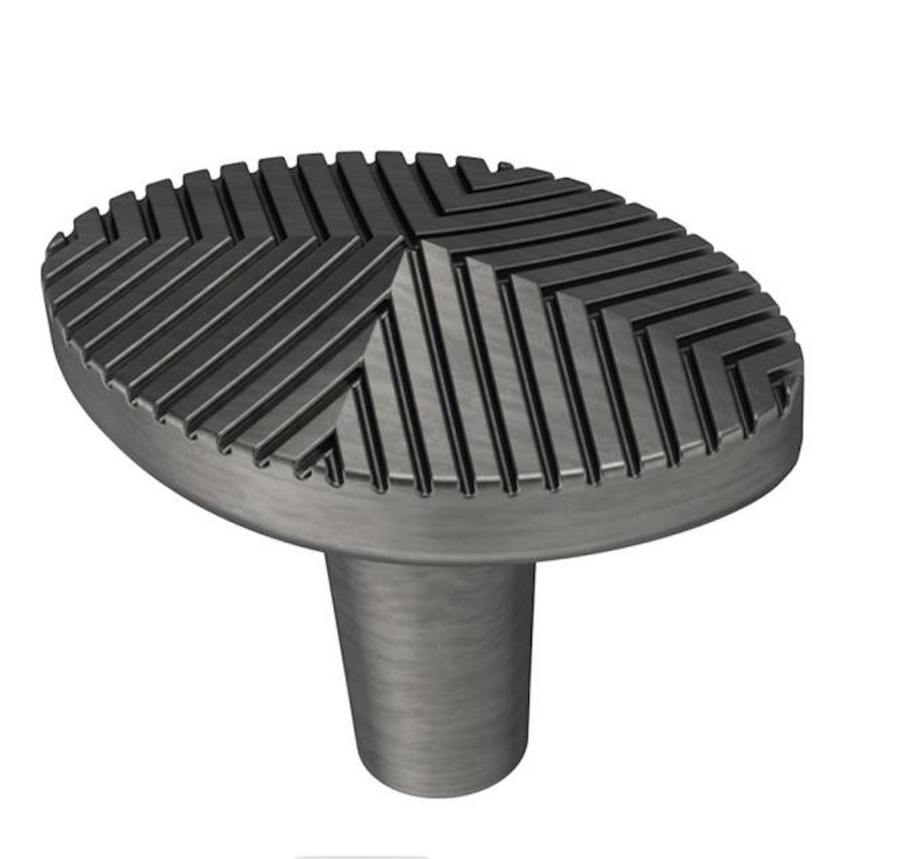 Liberty P38481C-904 1 3/8" Modern Herringbone Cabinet Knob Heirloom Silver