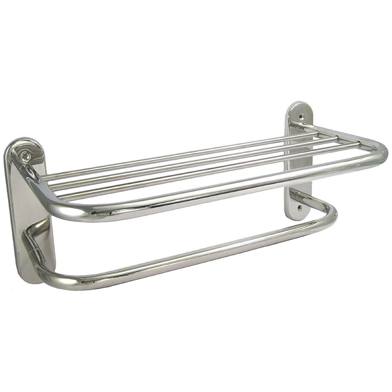 Franklin Brass 2784PC 18" Towel Shelf w/ 1 Bar Polished Chrome Finish