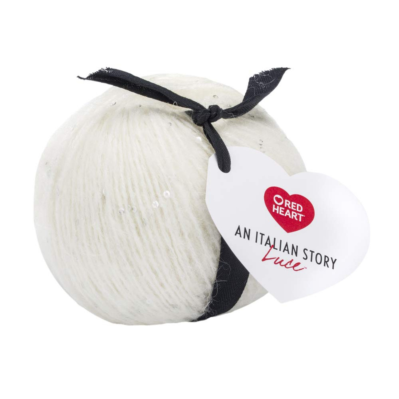 Italian Collection Luce Bianco Mohair Blend Knitting & Crochet Yarn