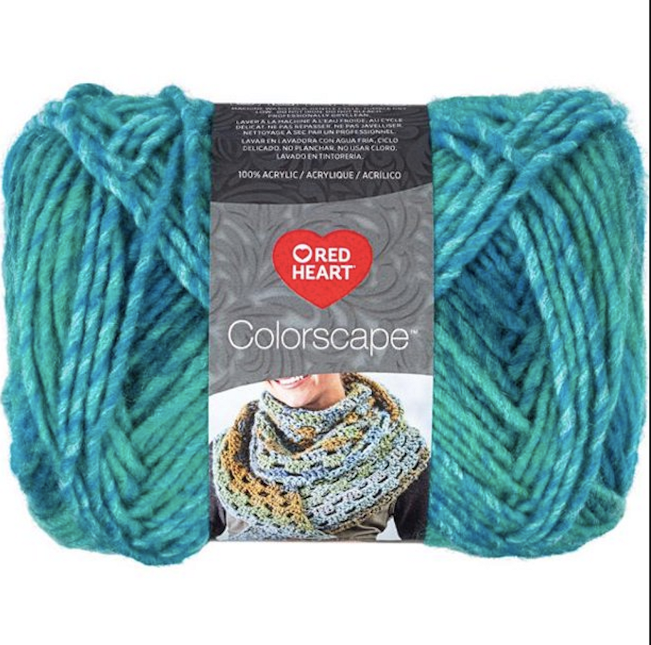 Red Heart Colorscape Mykonos Knitting & Crochet Yarn