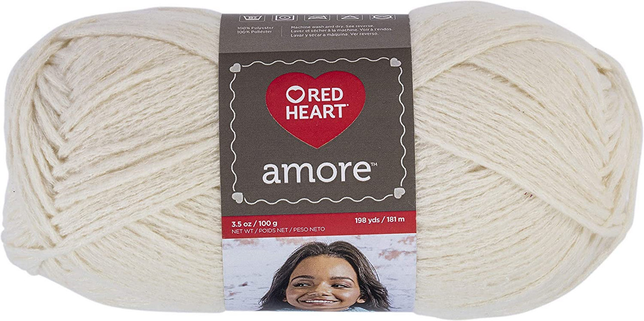 Red Heart Amore Chamomile Knitting & Crochet Yarn