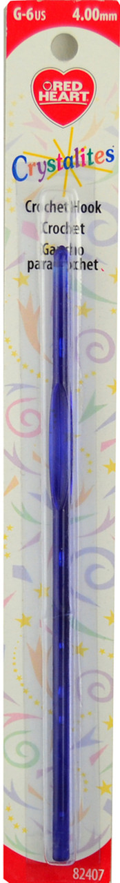 Red Heart Crystaline G-6 4mm Lightweight Acrylic Crochet Hook