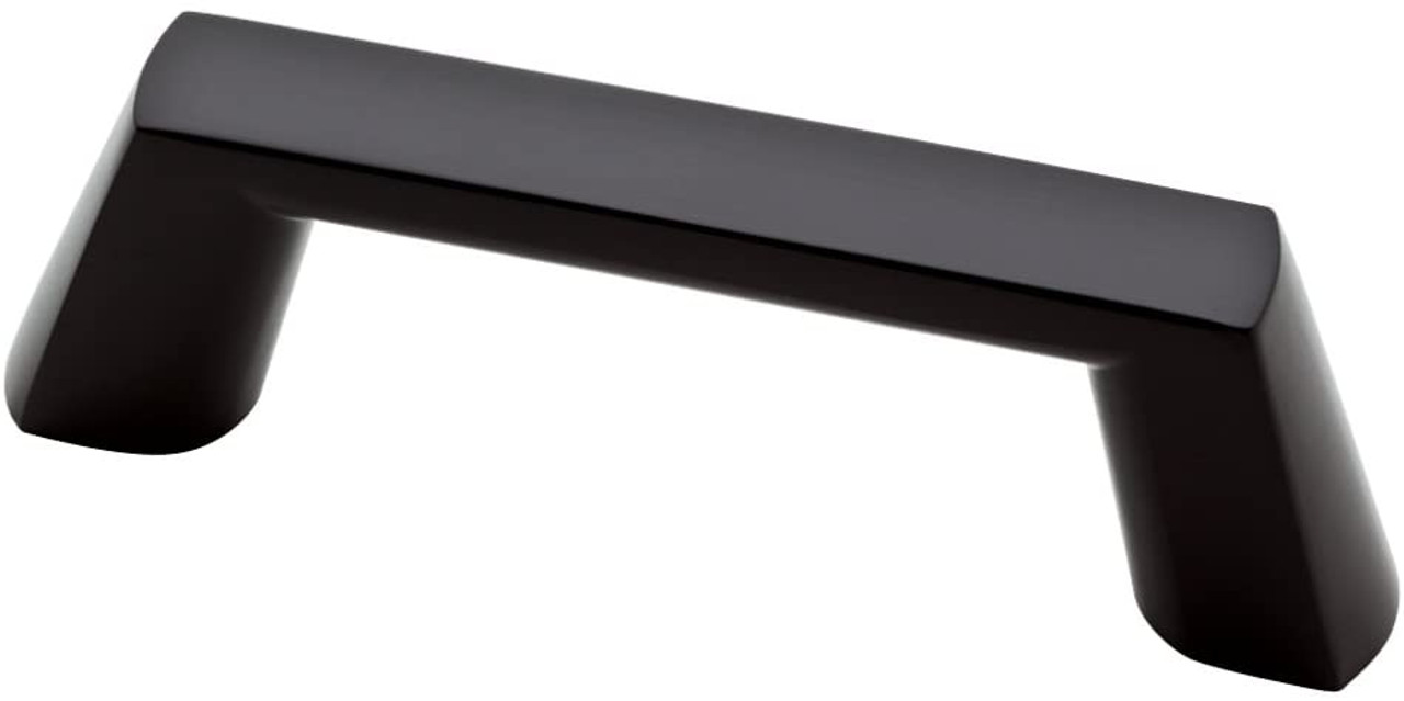 Liberty P34936-FB 3" Soft Modern Flat Black Cabinet & Drawer Pull