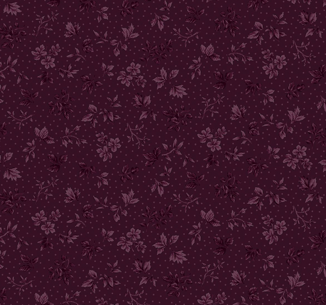 Stof Juliet Roses 4500-772 Burgundy Cotton Fabric By The Yard