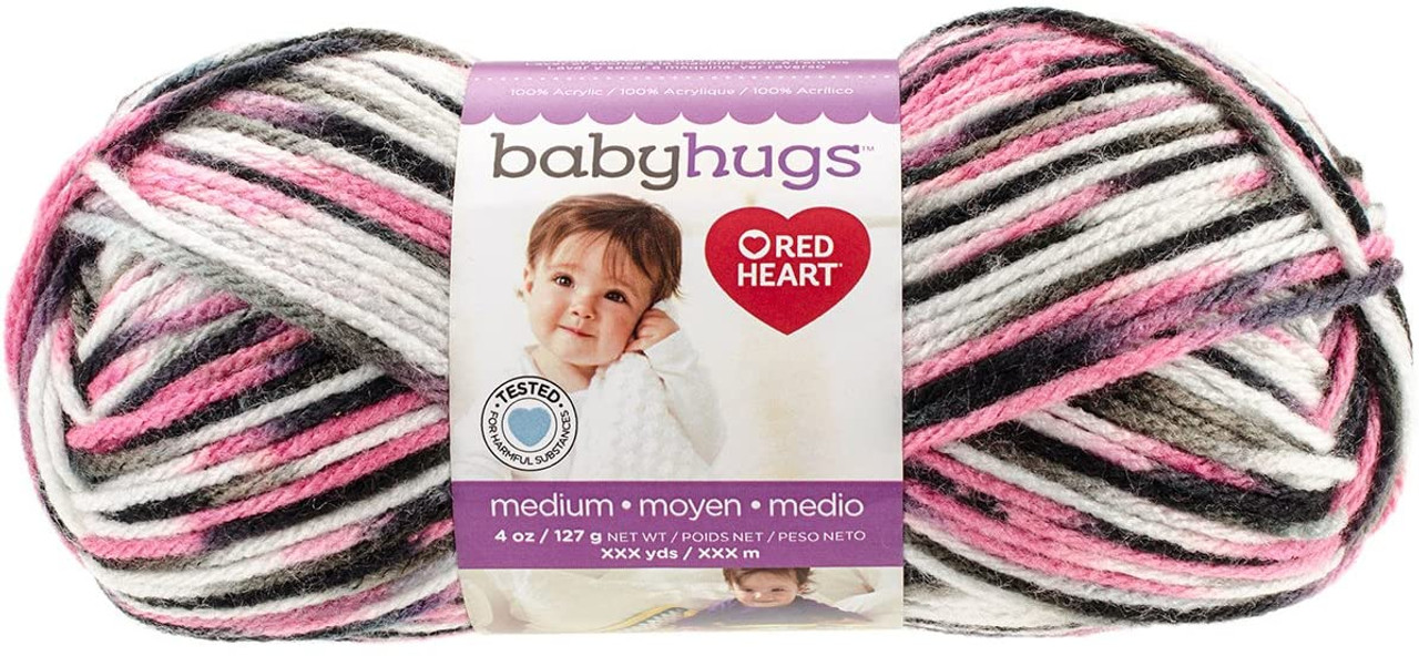 Red Heart Baby Hugs Medium Princess Knitting & Crochet Yarn