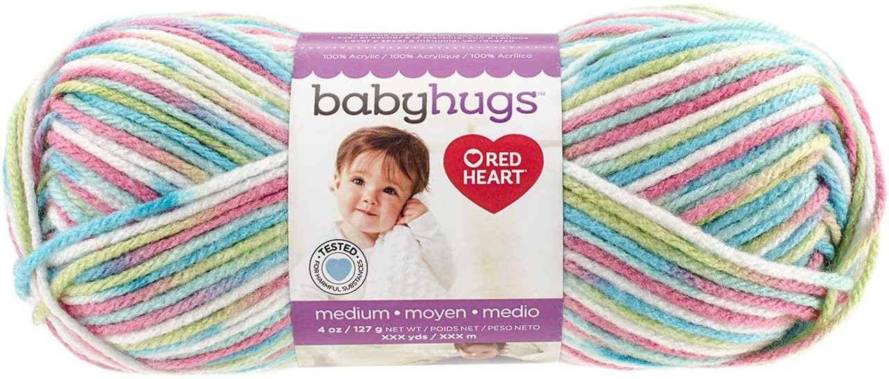 Red Heart Baby Hugs Medium Hopscotch Knitting & Crochet Yarn