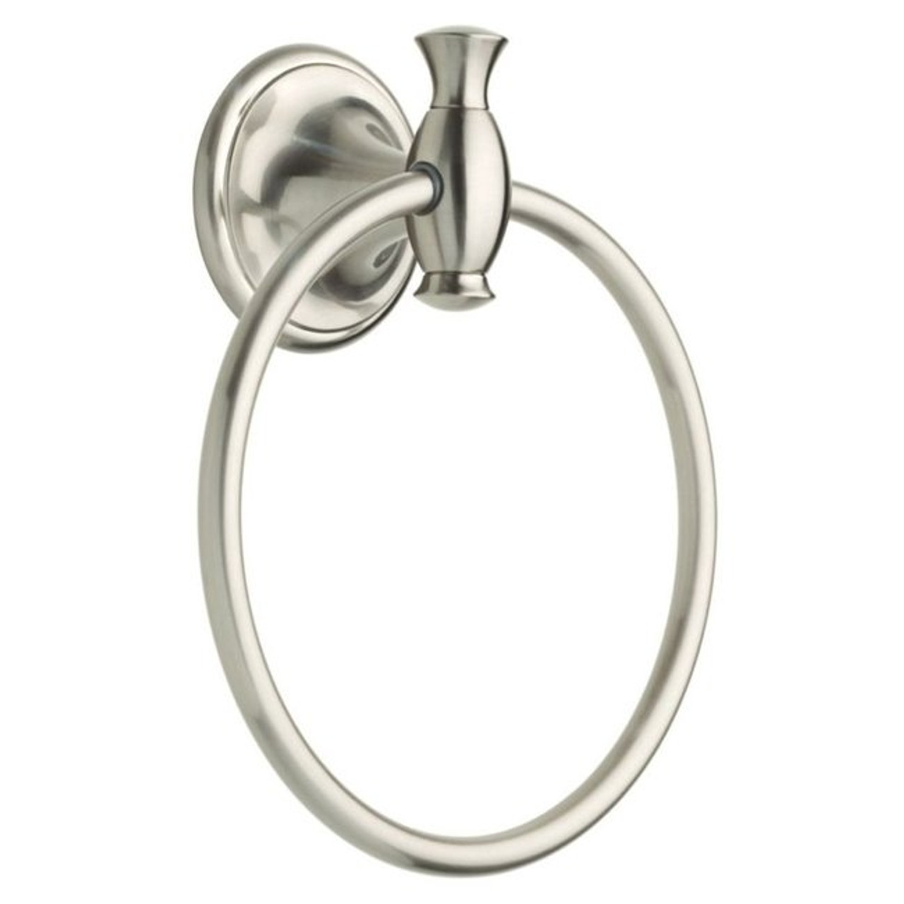 136670 Meridian Towel Ring Satin Nickel Finish