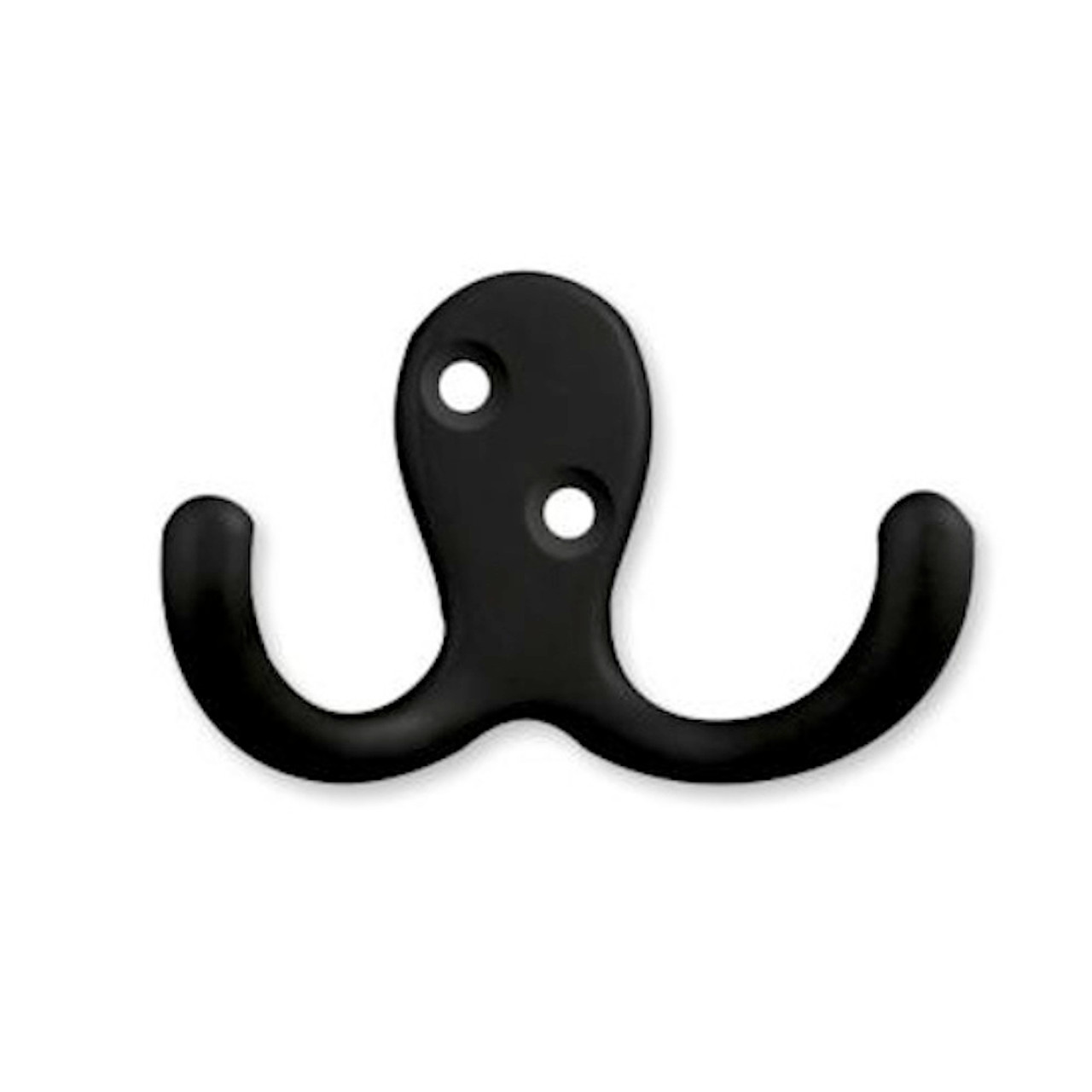 Liberty B59104M-FB  Double Prong Hook Flat Black 5 Pack