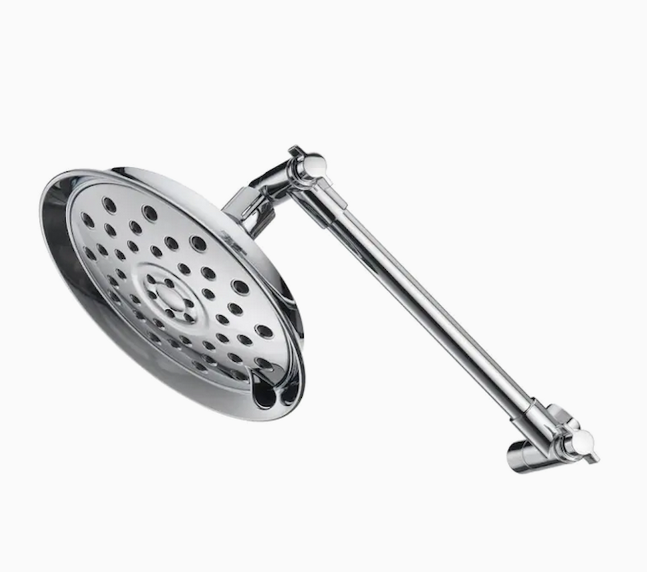 Delta 75372D 3-Spray Fixed Shower Head w/ 10" Adjustable Arm Chrome