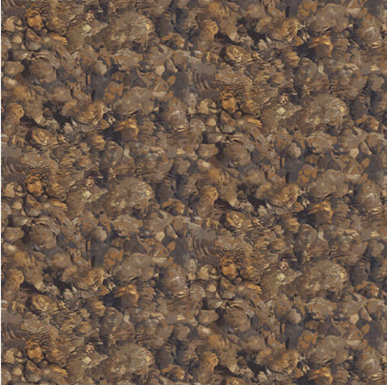 Henry Glass Yellowstone 9491-33 Rock Texture Brown Cotton Fabric By The Yard