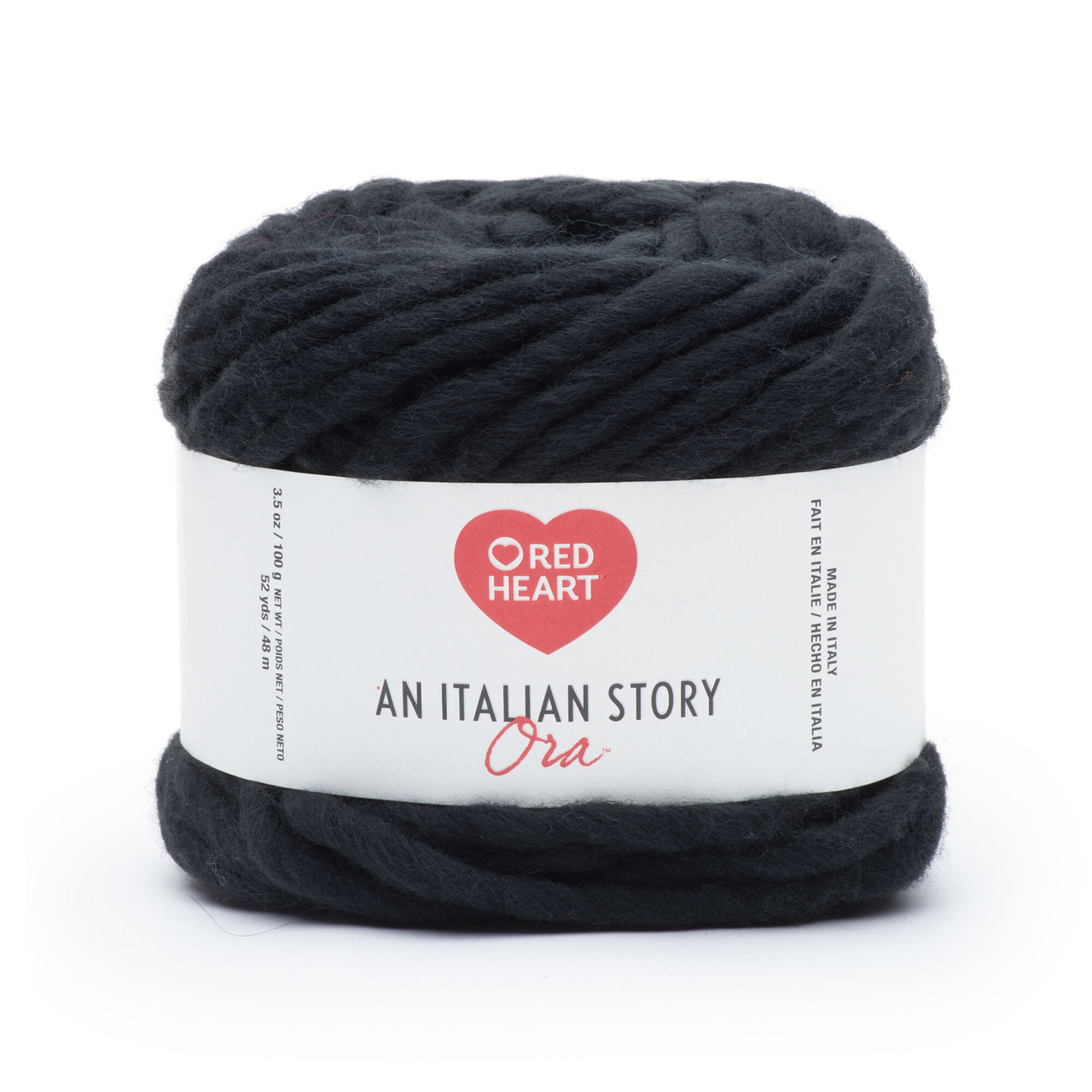 Italian Collection Ora Nero Wool Blend Knitting & Crochet Yarn