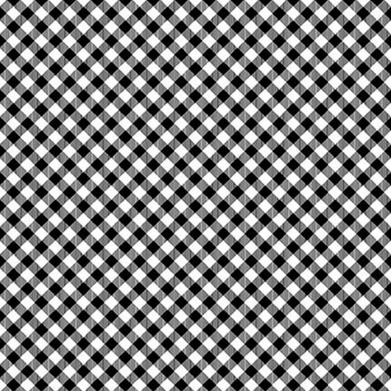 Henry Glass Chelsea's Checks 1/8" Check Black & White Cotton Fabric By The Yard