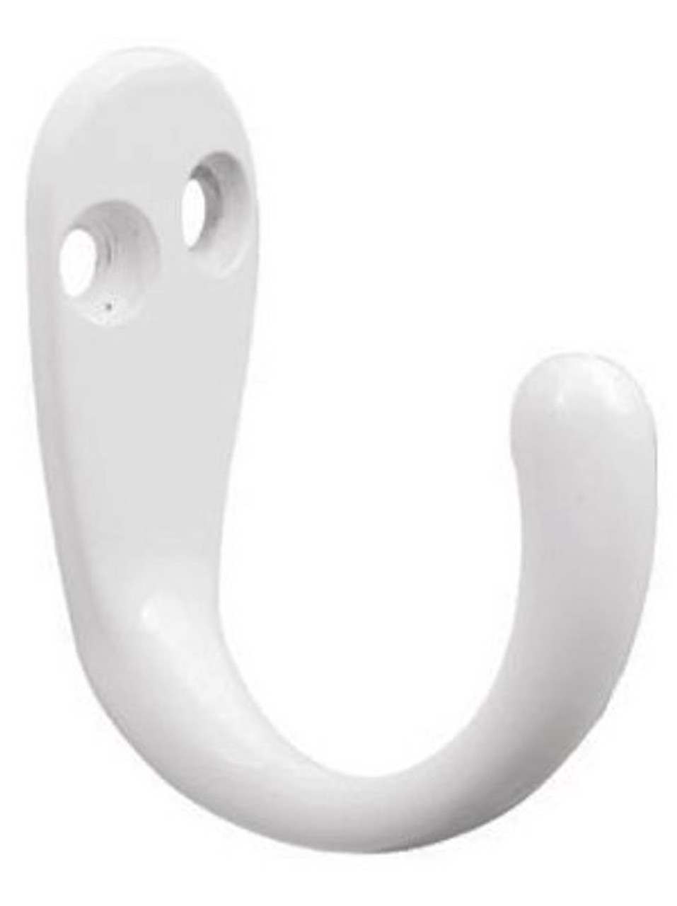 Liberty B59103Z-W  Single Prong Hook White