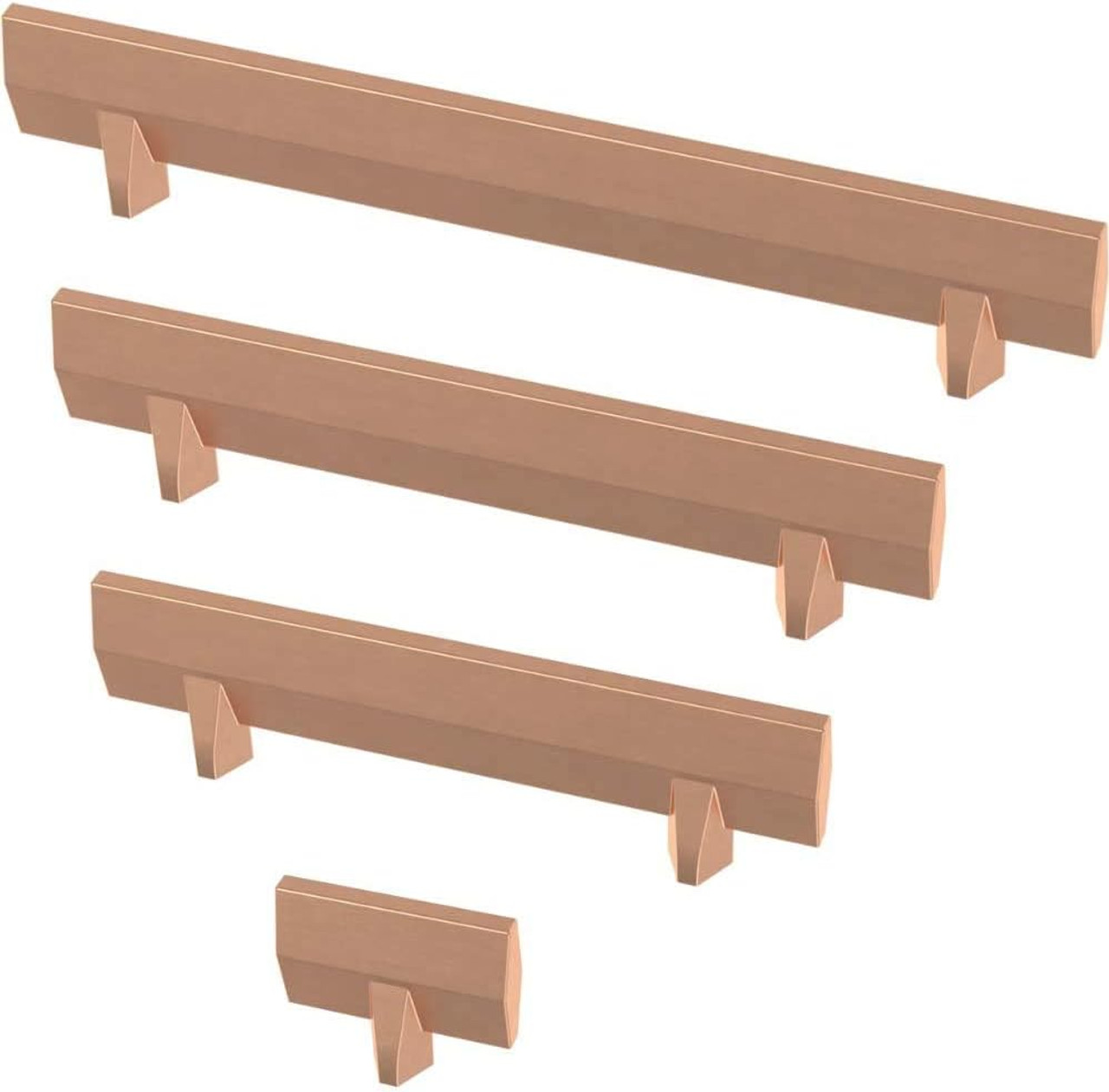 Liberty P40851K-BCP 1 7/16" Gathered Blade Cabinet Drawer Knob Brushed Copper 10 Pack