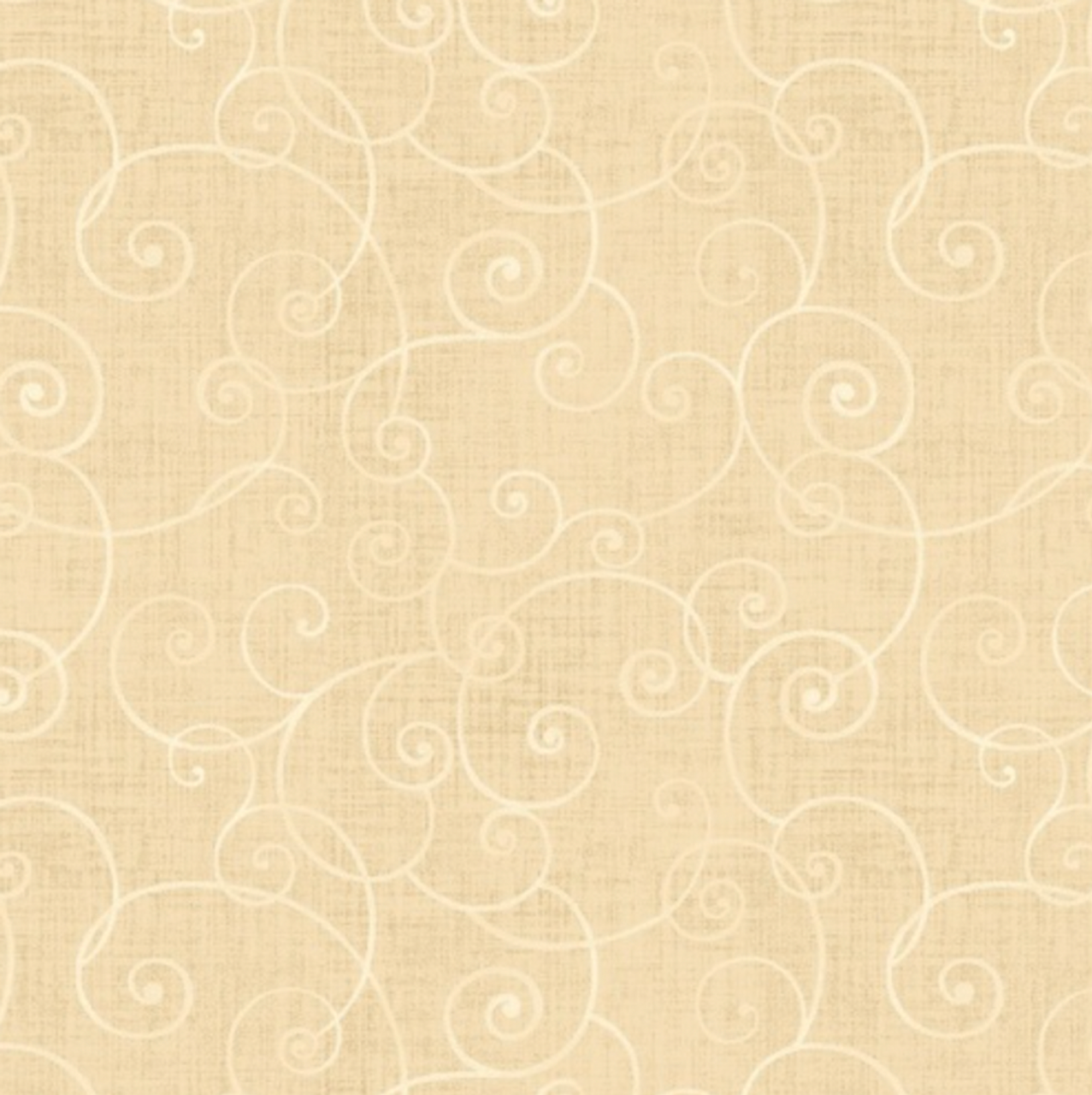 Henry Glass Whimsy Basics Soothing Swirl Cream Cotton Fabric By The Yard