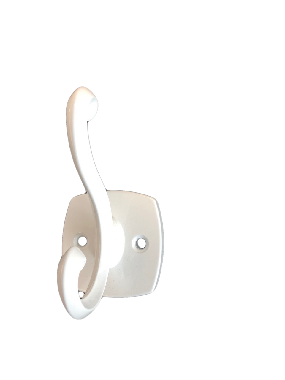 Liberty 139608 3 3/4" Scroll Hook w/ Wide Base White Finish