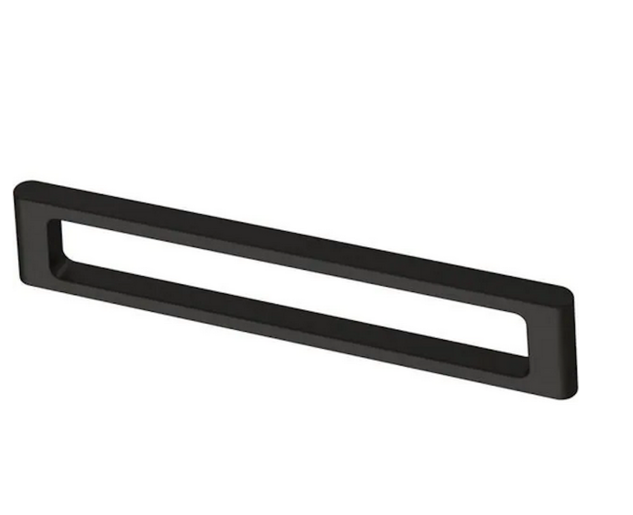 Brainerd P40082C-FB Flat Black Squared Modern 5 1/16" Cabinet & Drawer Pull