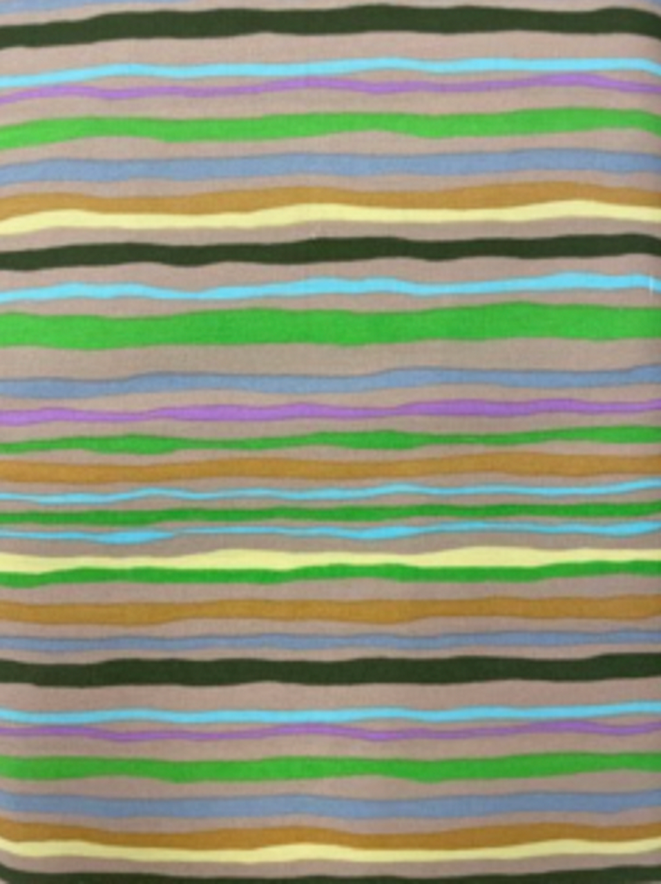 Studio E Paisley III Tan Multi Color Wiggle Stripe Cotton Fabric By The Yard