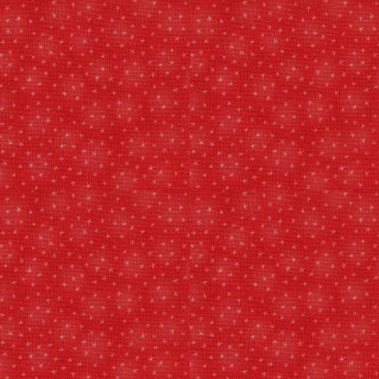 Blank Quilting Starlet 6383 Small Stars Red Cotton Fabric By The Yard