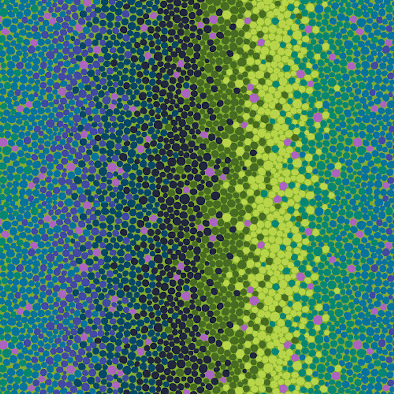 Studio e Noble Menagerie Ombre Dots Peridot Cotton Fabric By The Yard