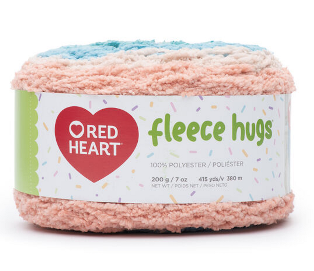 Red Heart Fleece Hugs Mermaid Knitting & Crochet Yarn