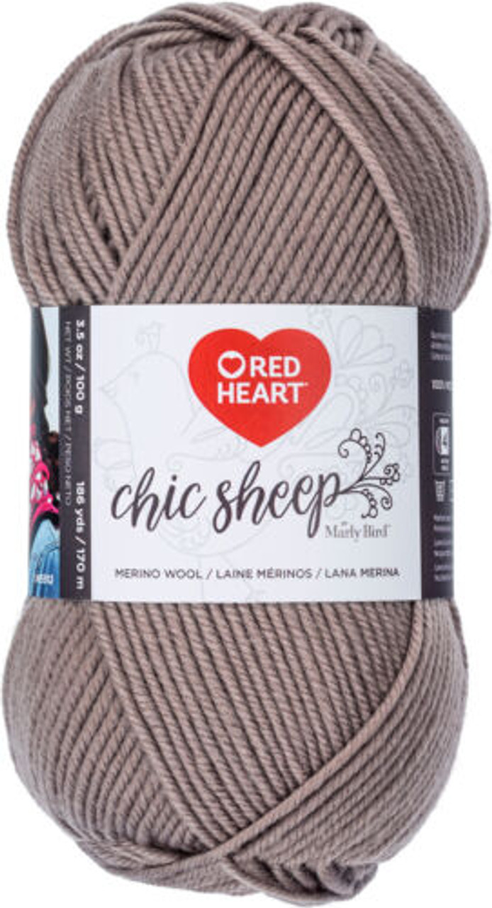 Red Heart Chic Sheep Merino Wool by Marley Suede Knitting & Crochet Yarn