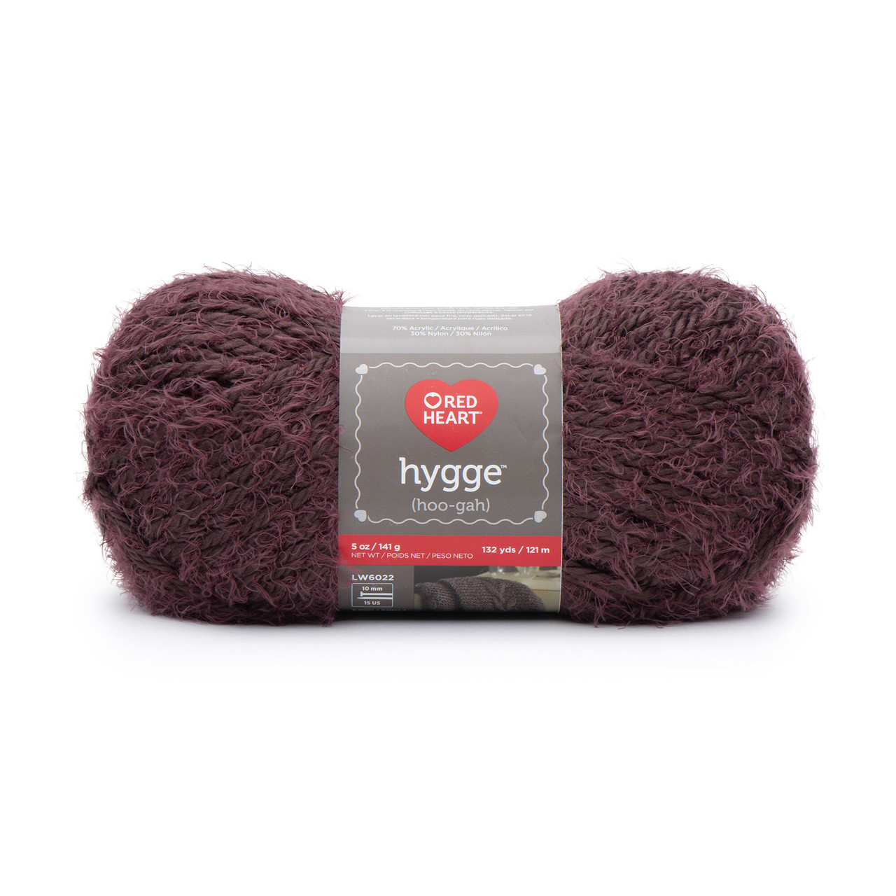 Red Heart Hygge Plum Candy Knitting & Crochet Yarn
