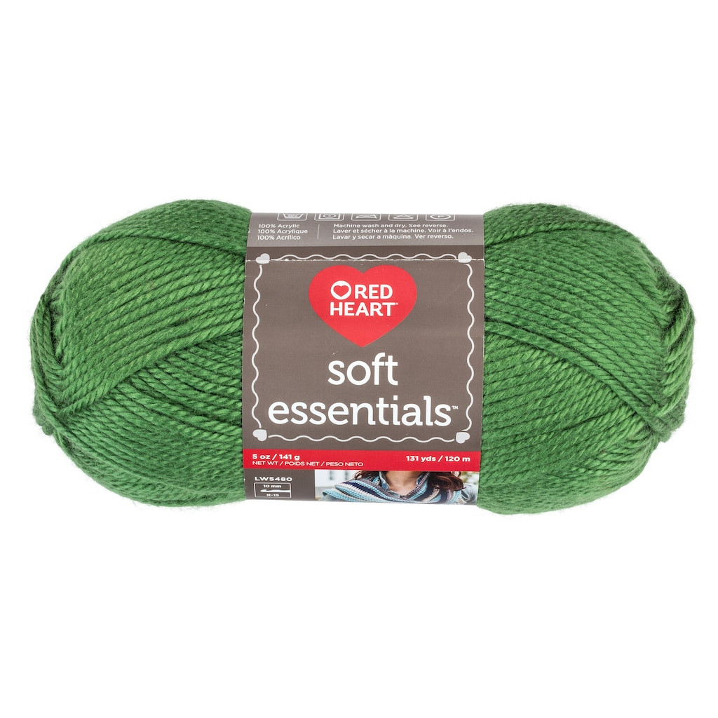 Red Heart Soft Essentials Grass Knitting & Crochet Yarn Flying