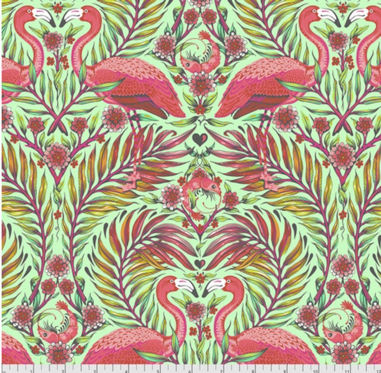 Free Spirit Tula Pink PWTP169 Daydreamer Pretty In Pink Mango Cotton Fabric By Yd