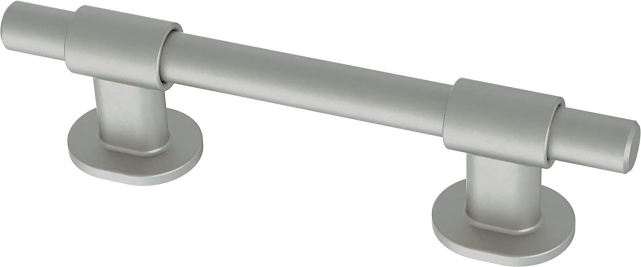 Brainerd  P44364-SNM 1 3/8" - 4" Adjustable Cabinet Pull Satin Nickel 5 Pack